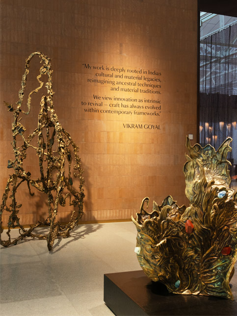 Forest inspired brass screen – Beautiful Homes