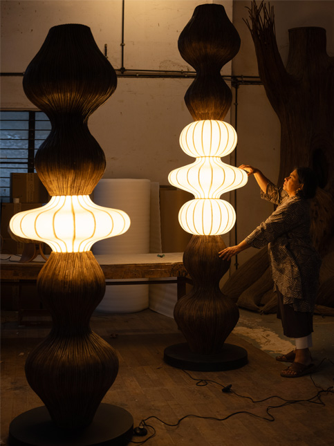 Abstract 3D Lighting Installation - Beautiful Homes