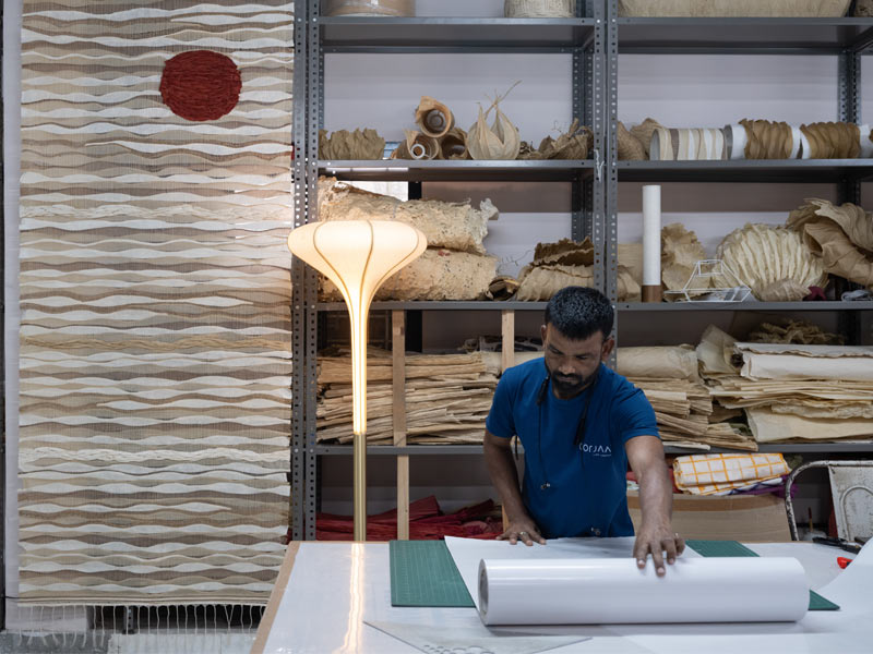 Banana Fibre Décor in the Making - Beautiful Homes