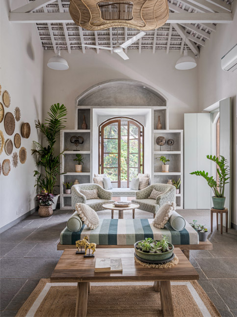 Boho living room in Goa – Beautiful Homes