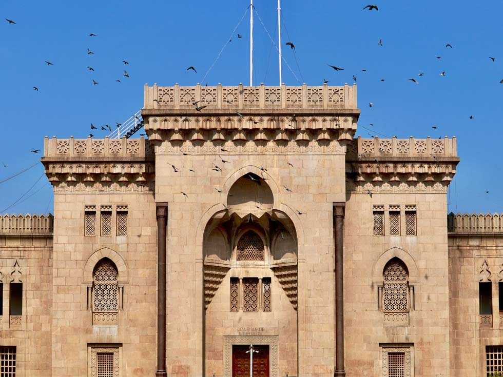 Osmania University Sandstone and Shadowplay - Beautiful Homes