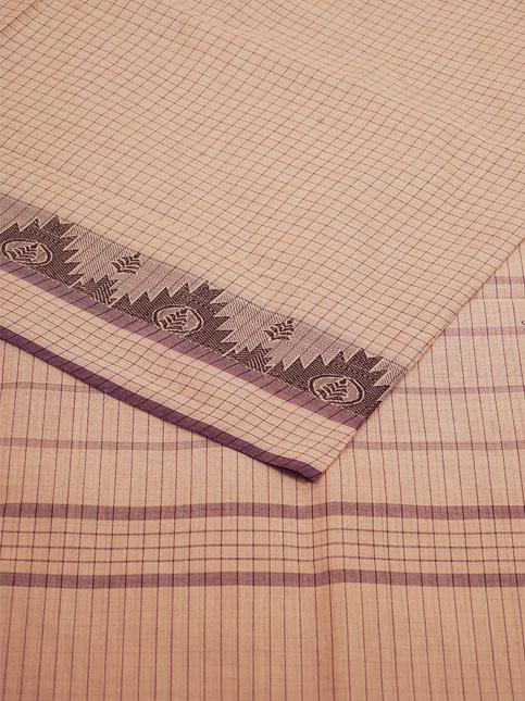 Venkatagiri Cotton Sarees with Square Grids - Beautiful Homes