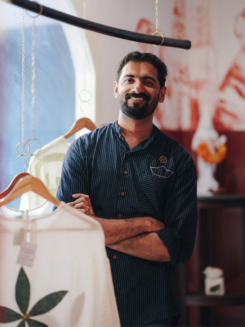 Sreejith Jeevan, designer and founder of Rouka - Beautiful Homes