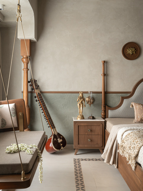 Master bedroom with limewash walls – Beautiful Homes