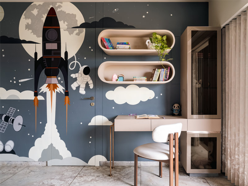 Customised wall art bedroom – Beautiful Homes