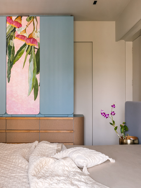 Hand painted wardrobe shutters – Beautiful Homes