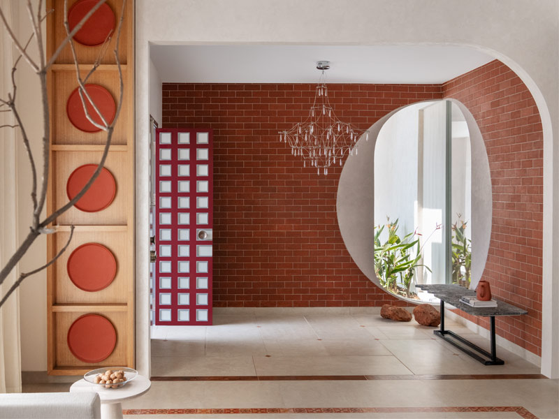 Earthy entrance foyer – Beautiful Homes