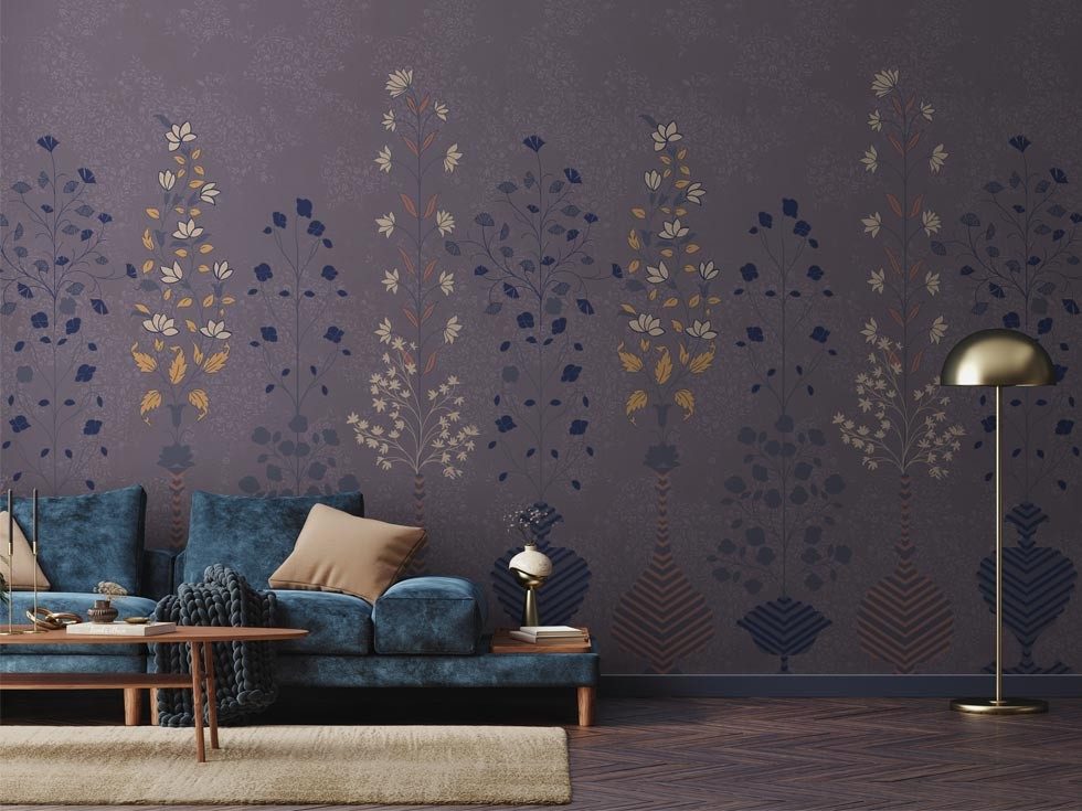 Spring tune wallpaper by Asian Paints - Beautiful Homes
