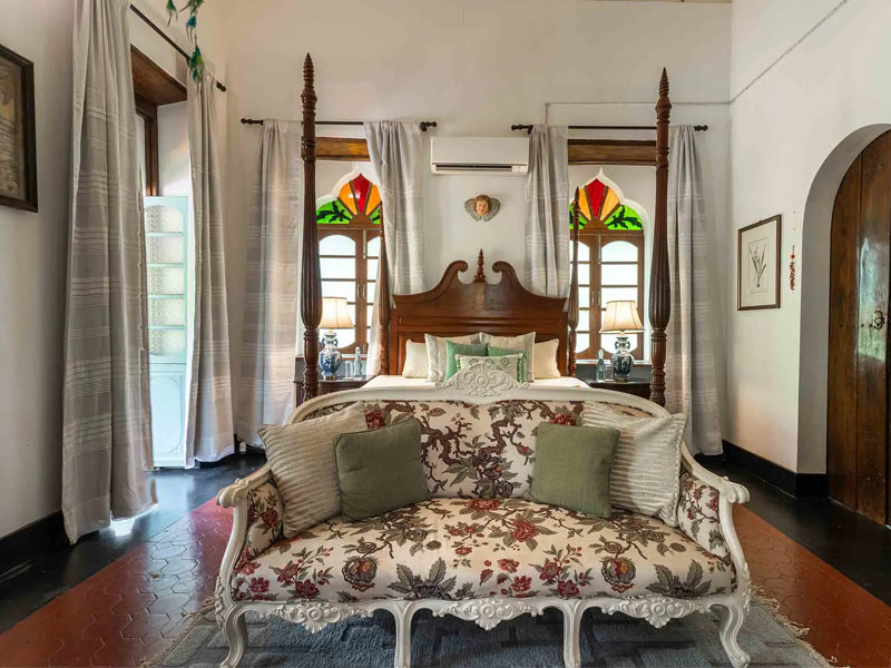 Bastora House Bedroom Goa - Beautiful Homes
