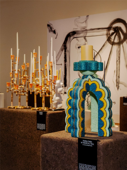 Purna Tara and Bamboo Flame candlestands – Beautiful Homes