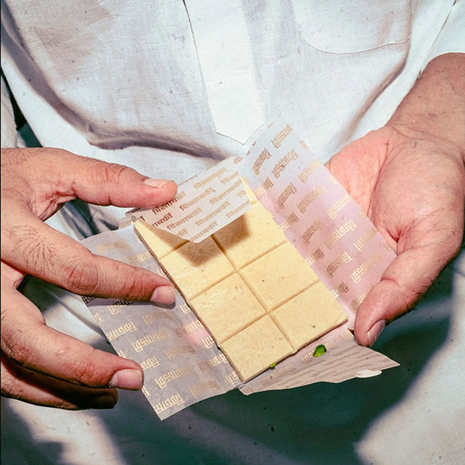 Pistabarfi mithai bar and mysore pak tin - Beautiful Homes