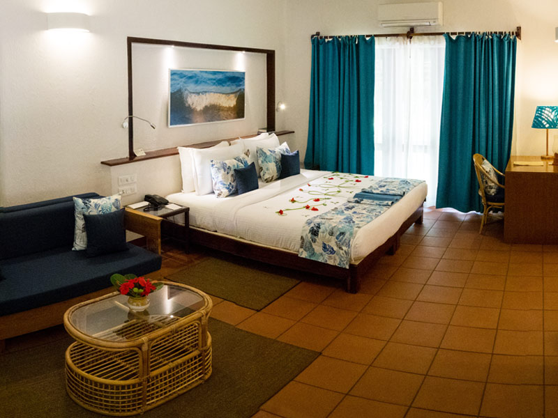 Elegant room at Marari Beach Resort reflecting Kerala’s calm – Beautiful Homes