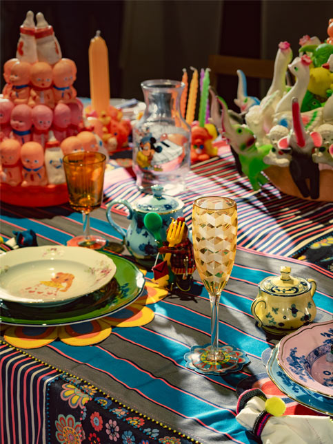 péro Goes Cuckoo is inspired by Lew Carroll’s playful “nonsense”; here, imagination is given free rein with a mix of fun and funky objects and an anything-goes approach – Beautiful Homes