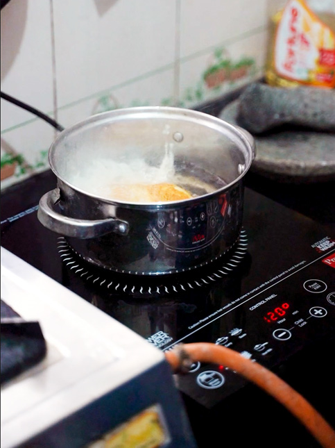 Sreepathy cooking on stove and induction – Beautiful Homes