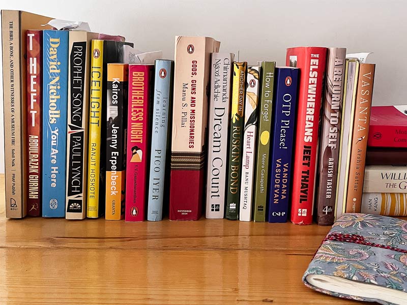 Books Nandini is currently reading on her desk – Beautiful Homes