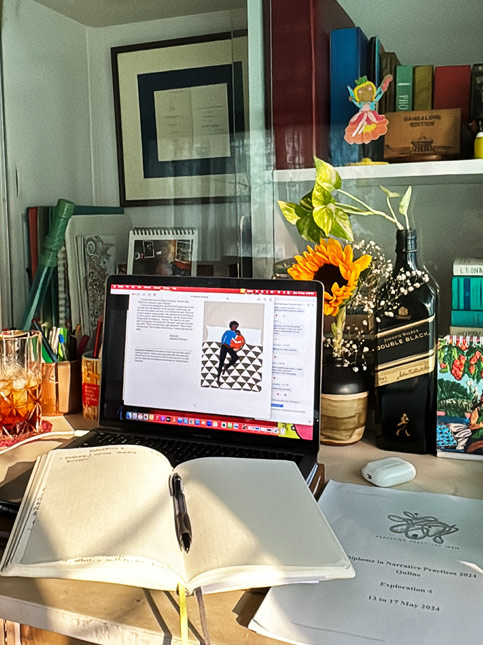 Shilpa’s work desk, layered with family history - Beautiful Homes