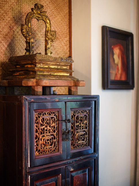 Antique wooden cabinet with carved details – Beautiful Homes