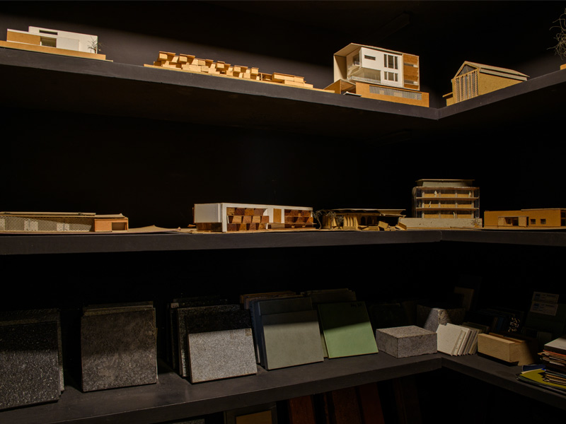 Architectural models and material samples – Beautiful Homes