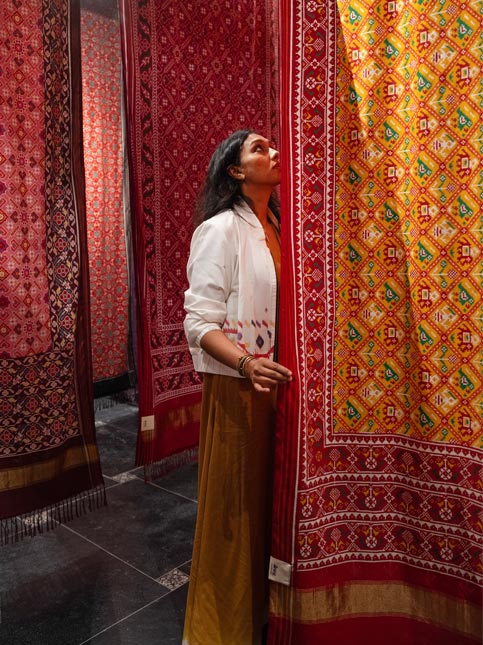 Among the weaves at designer Gaurang Shah’s new textile museum, Reddy finds pieces that help root her table in locality and craft – Beautiful Homes