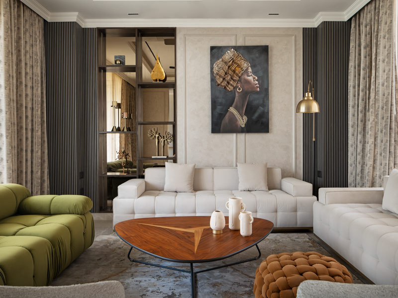 Main living room with neutral palette – Beautiful Homes