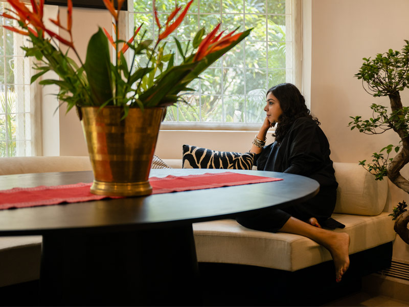 Lakshmi at window nook – Beautiful Homes