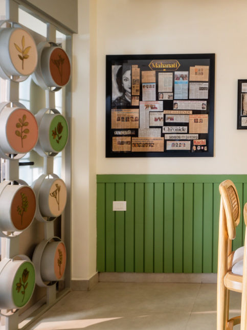 Framed collage marking Keerthy’s award – Beautiful Homes