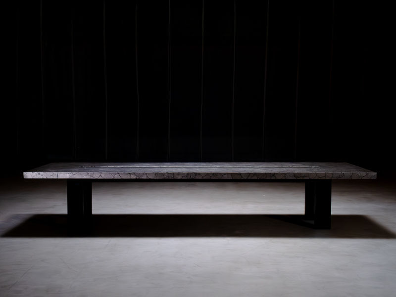 Brahmaputra Dining Table with water channel - Beautiful Homes