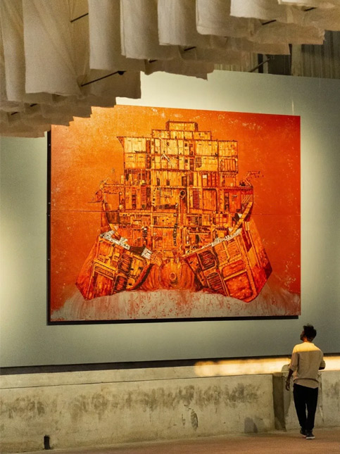 Artwork at Kochi-Muziris Biennale – Beautiful Homes