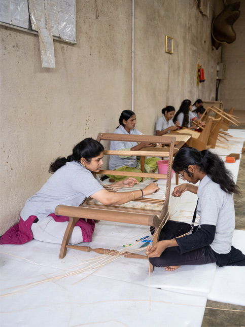 A largely women-led team of cane weavers, trained in-house and locally, form the backbone of Phantom Hands’ skilled and dignified craft – Beautiful Homes