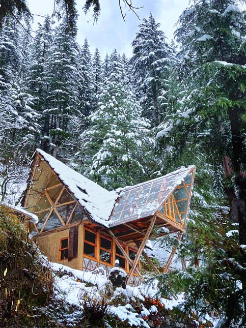 Studio North's Dhajji Cabin in the Himalayas built using indigenous techniques – Beautiful Homes