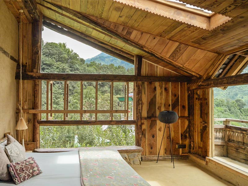 Rustic attic bedroom with view – Beautiful Homes