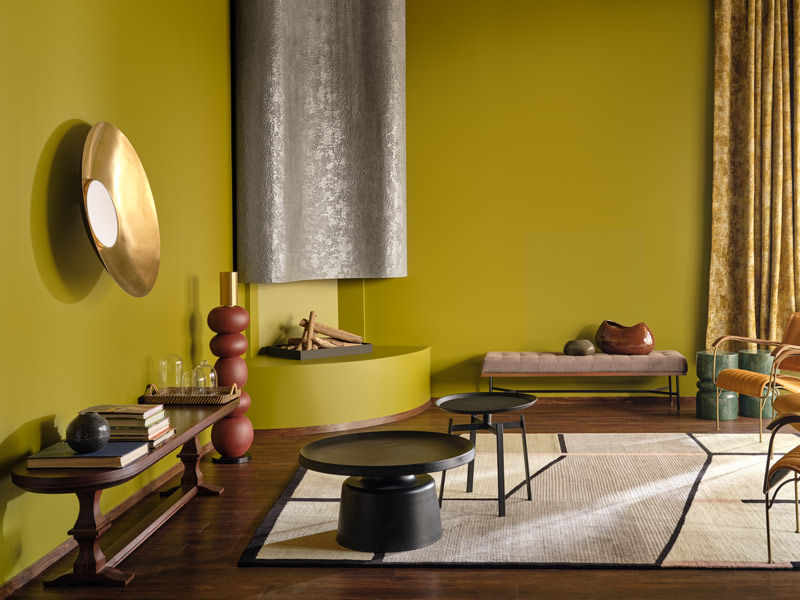 Moonlit Silk interior with bold layered accents – Beautiful Homes