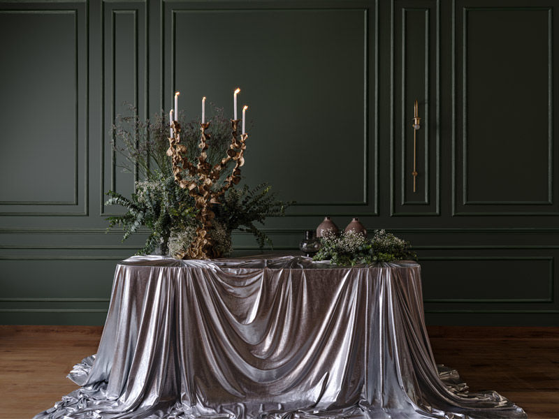 Raw interior styling with candle stand detail – Beautiful Homes