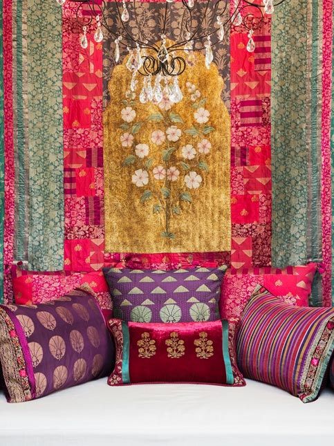 Good Earth for vibrant fabrics and cushions – Beautiful Homes