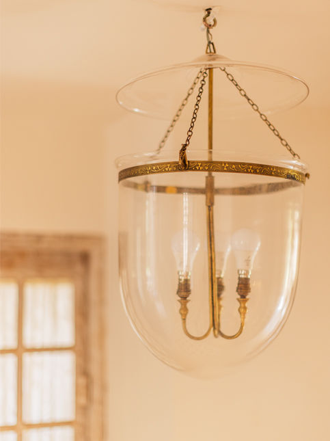 The vintage glass handi light from one of the projects, was recreated in Chor Bazar, Bombay – Beautiful Homes