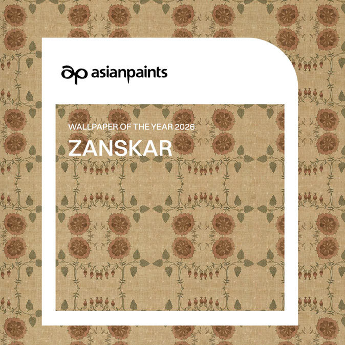 Zanskar wallpaper of the year 2026 with floral patterned design – Beautiful Homes