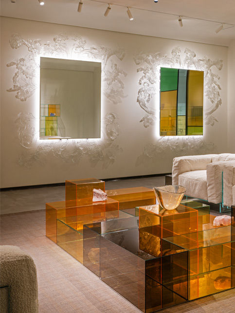 Sturm und Drang mirror by Glas Italia at Nilaya Anthology – Beautiful Homes