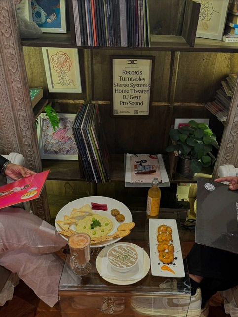 Slow, sensory listening room and vinyl café interior – Beautiful Homes