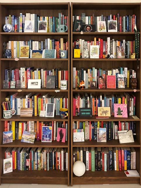 Bookshelf in Deepika Ramesh’s Bangalore home – Beautiful Homes