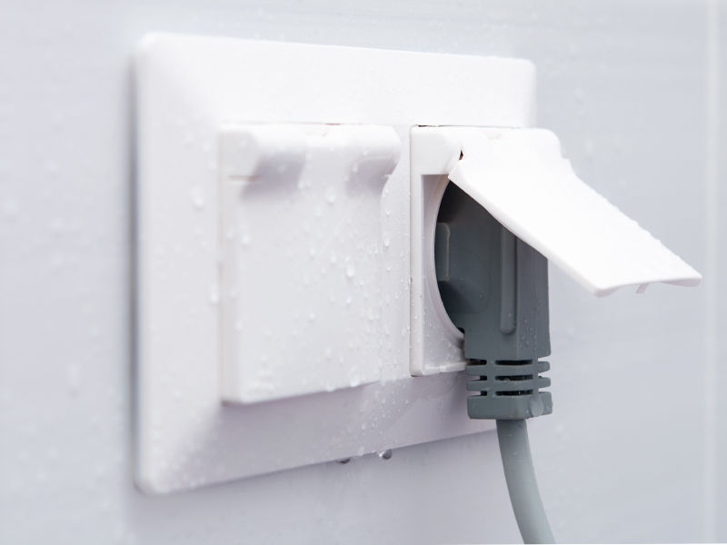 Waterproof electrical socket cover with plug in monsoon – Beautiful Homes
