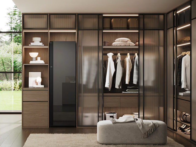 LG Styler smart steam closet in metallic finish – Beautiful Homes