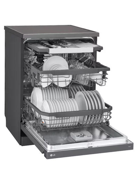 LG TrueSteam freestanding dishwasher in matte black – Beautiful Homes
