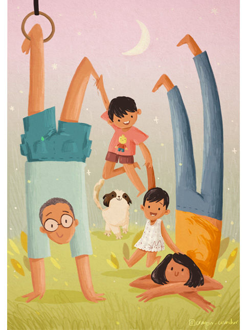 Illustrated nursery scene imagined during lockdown – Beautiful Homes