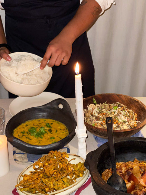 Candlelit dinner with homemade meal – Beautiful Homes