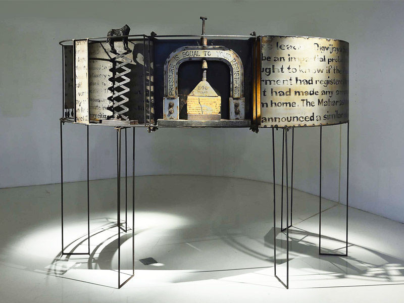 Pradip Das Diary of a Times sculpture installation – Beautiful Homes