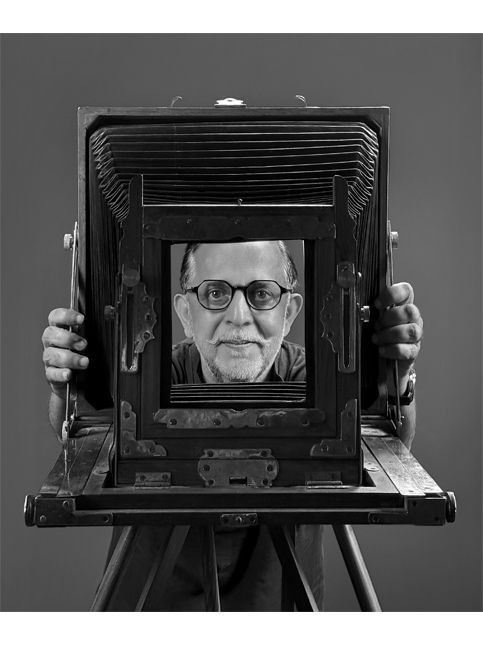 Rohit Chawla framed through a vintage large format camera – Beautiful Homes