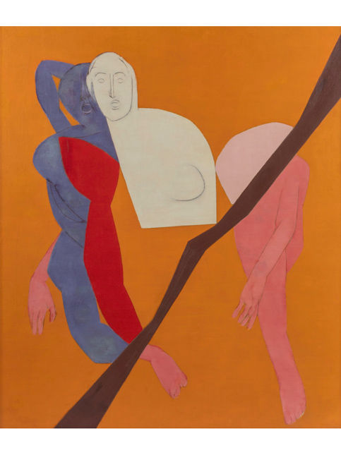 Artwork by Tyeb Mehta at KNMA – Beautiful Homes