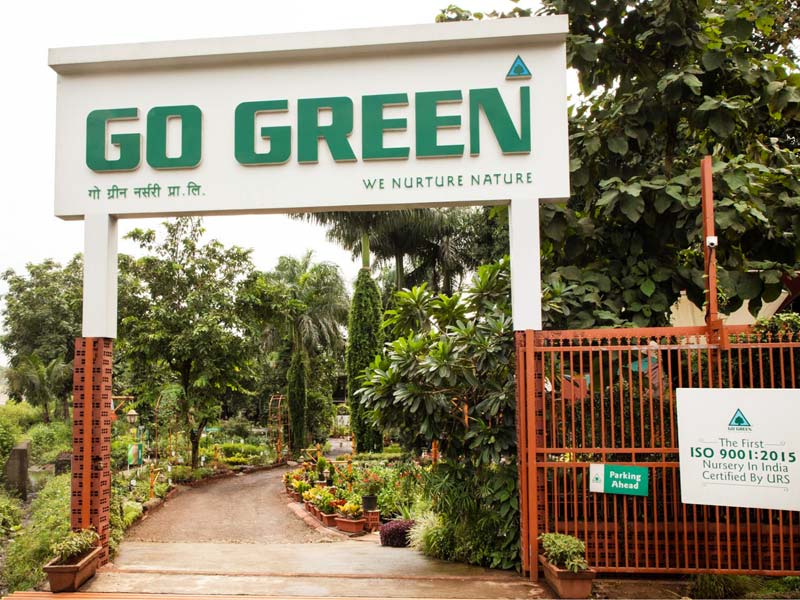 Go Green Panvel nursery with lush plant displays - Beautiful Homes
