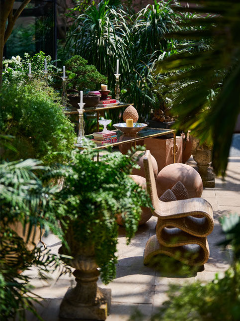 Nilaya Anthology Orangery Mumbai with glass roof and greenery - Beautiful Homes