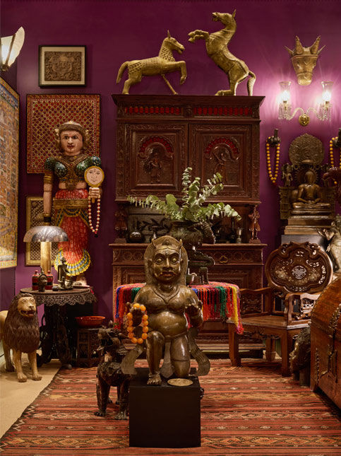Jain Handicrafts Ahmedabad vintage furniture and artefacts gallery - Beautiful Homes